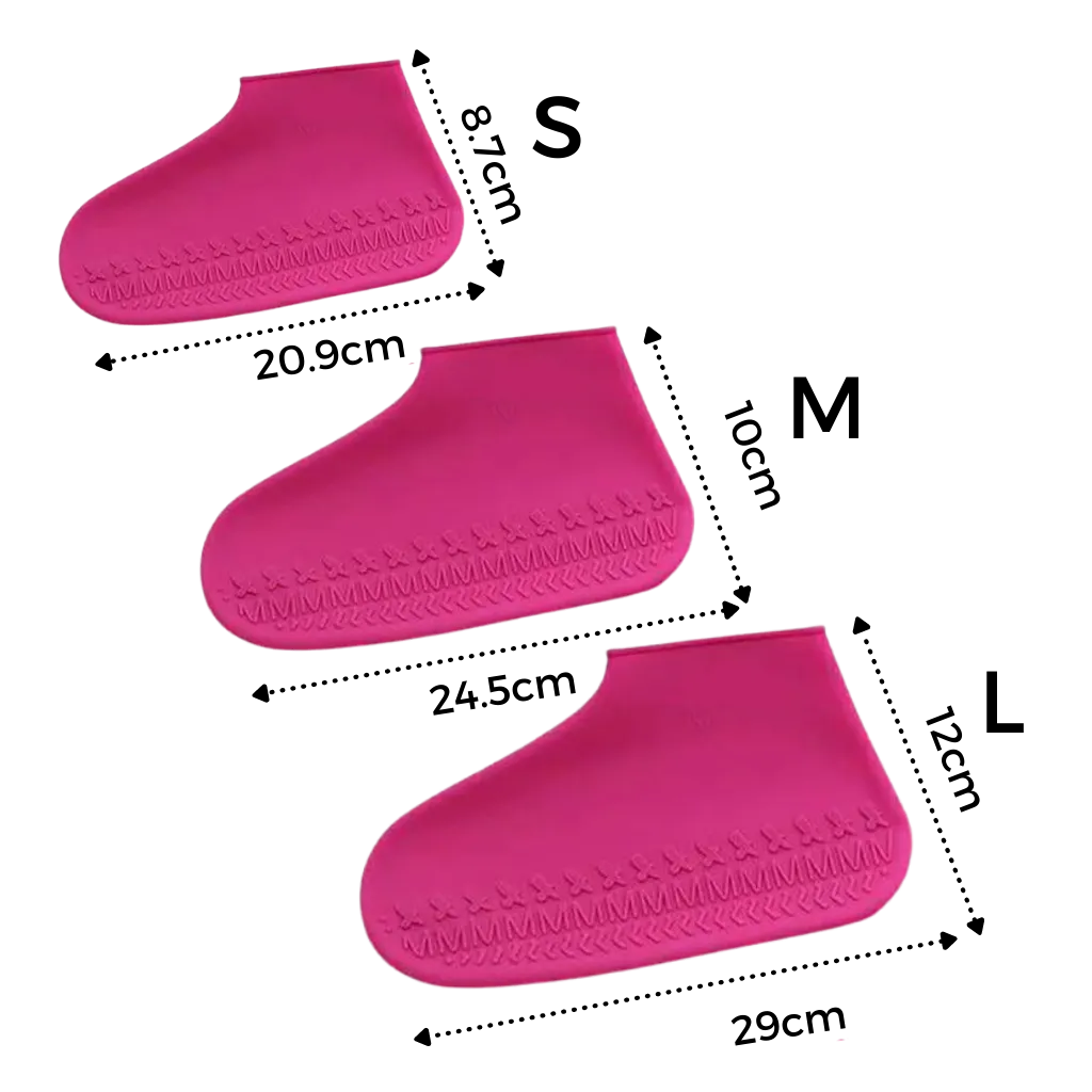1 Pair of Waterproof Silicone Shoe Covers