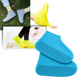 1 Pair of Waterproof Silicone Shoe Covers