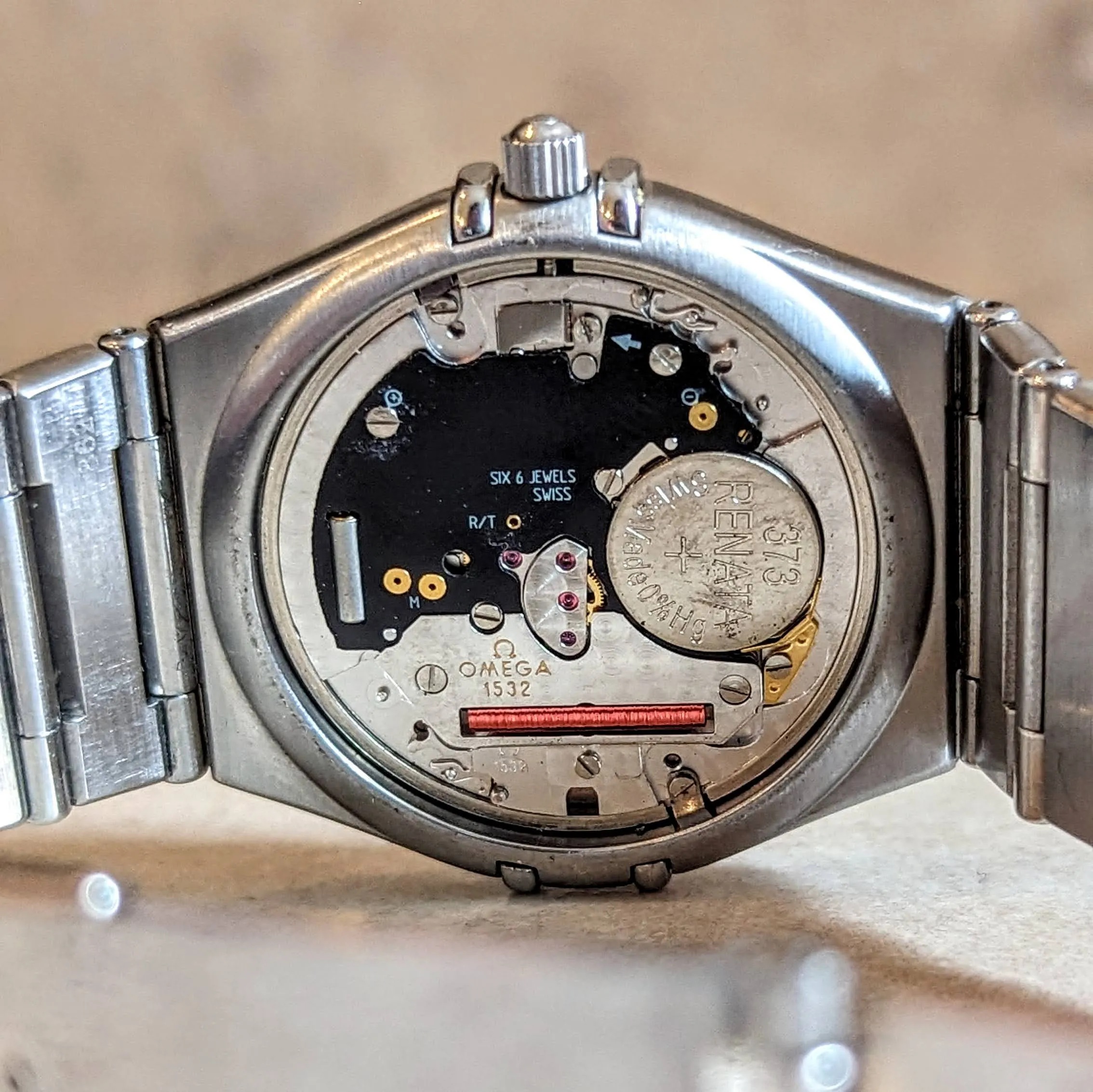 1998 OMEGA Constellation Wristwatch Ref. 396.1201 Date Indicator Watch