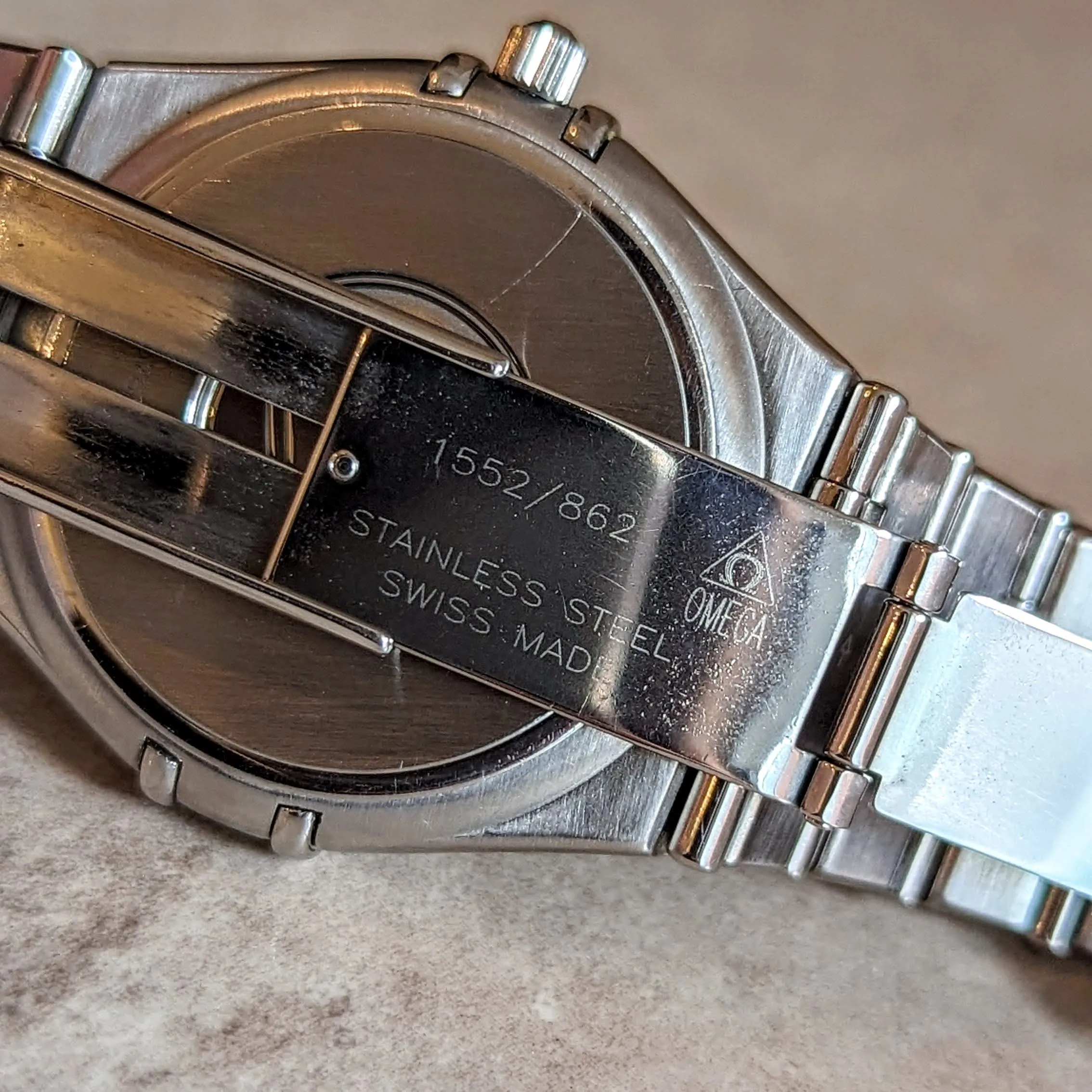 1998 OMEGA Constellation Wristwatch Ref. 396.1201 Date Indicator Watch
