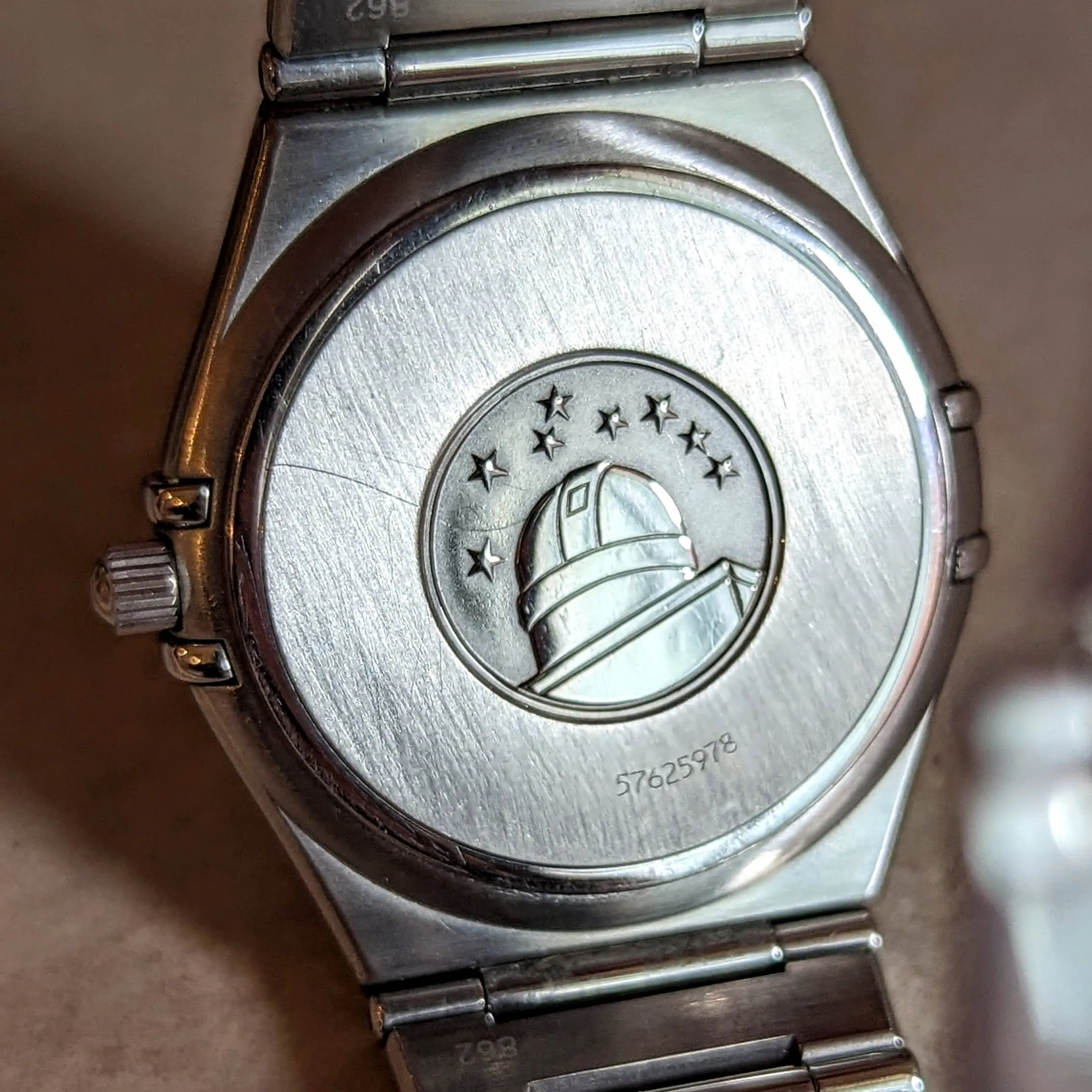 1998 OMEGA Constellation Wristwatch Ref. 396.1201 Date Indicator Watch