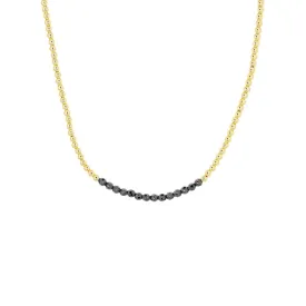 4mm beaded necklace with hema beads
