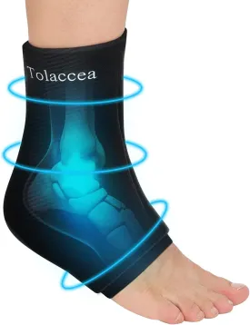 Ankle Foot Ice Pack Wrap for Injuries, Reusable Gel Ice Pack for Hot & Cold Therapy, Cold Therapy Compression Sleeve for Achilles Tendonitis,Plantar Fasciitis,Swelling,Sprained,Pain Relief