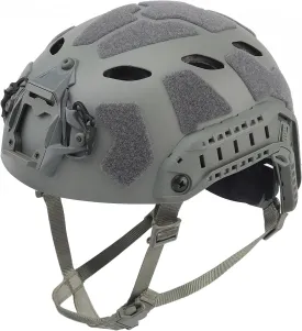 AOUTACC Lightweight Tactical Fast Helmet, Military Integrated Helmet with NVG Mount Base, Side Rails,Pre-Slotted Headset Strap for Outdoor Sports, CS
