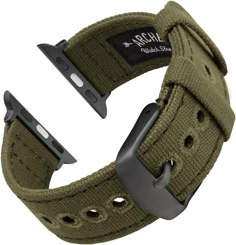 Archer Watch Straps - Canvas Straps for Apple Watch