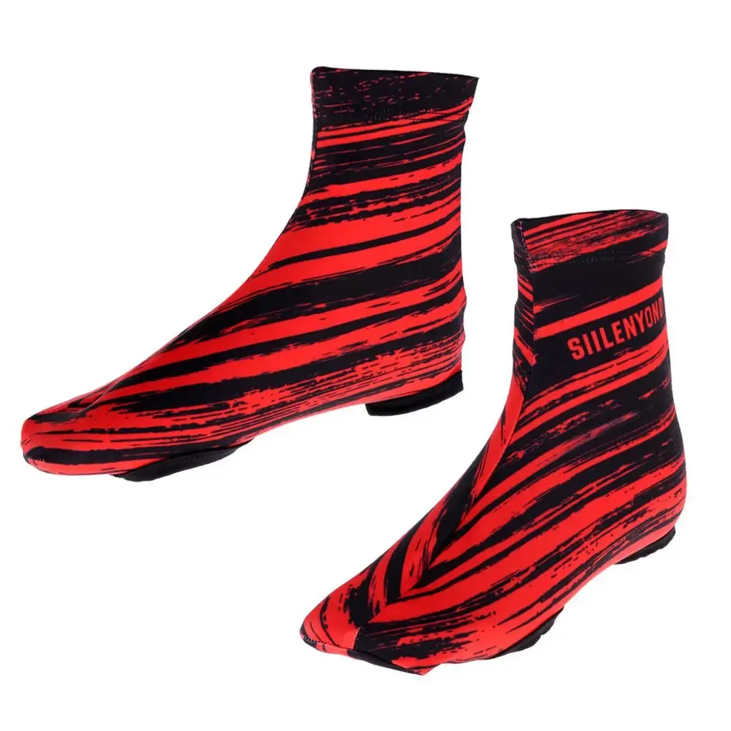 Bike Shoes Covers Overshoes Water Warm Thermal Fleece Boots Covers