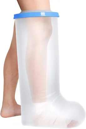 Bukihome Shower Watertight Foot Protector, Adult Leg Cast Covers, Extra Large Capacity Adult Thigh Tension & Super Waterproof Leg Protector, For Thigh size 21.65-23.23 inches