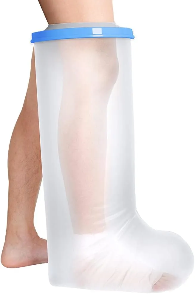 Bukihome Shower Watertight Foot Protector, Adult Leg Cast Covers, Extra Large Capacity Adult Thigh Tension & Super Waterproof Leg Protector, For Thigh size 21.65-23.23 inches
