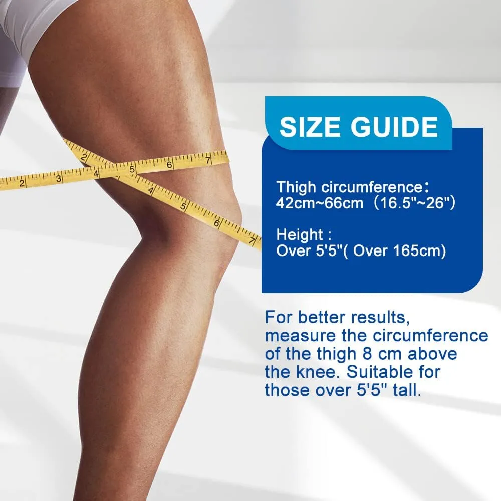 Bukihome Shower Watertight Foot Protector, Adult Leg Cast Covers, Extra Large Capacity Adult Thigh Tension & Super Waterproof Leg Protector, For Thigh size 21.65-23.23 inches