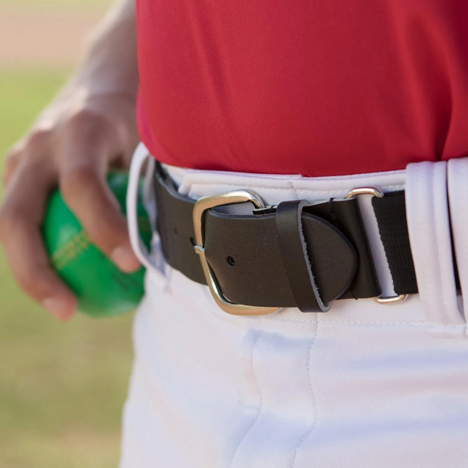 Champion Sports Baseball/Softball Uniform Belt, Comfort Stretch Fit - Durable Syntex Tab, Youth & Adult Sizes