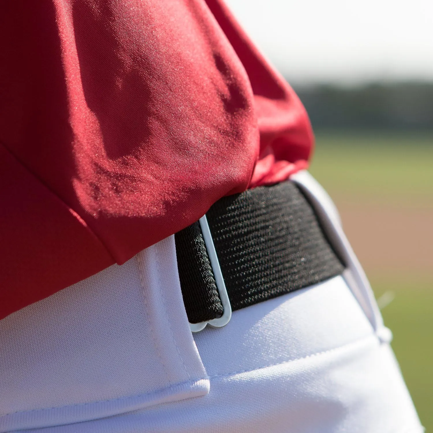 Champion Sports Baseball/Softball Uniform Belt, Comfort Stretch Fit - Durable Syntex Tab, Youth & Adult Sizes