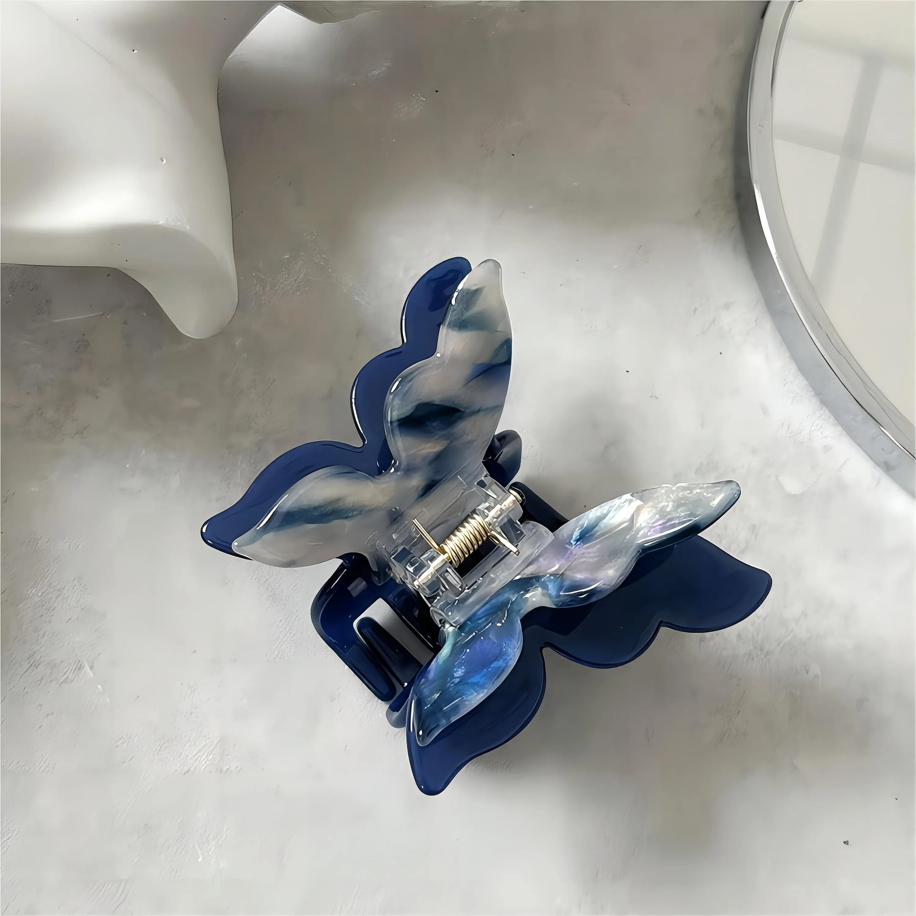 Colorful Butterfly Chignon Claw Clip Hair Clip