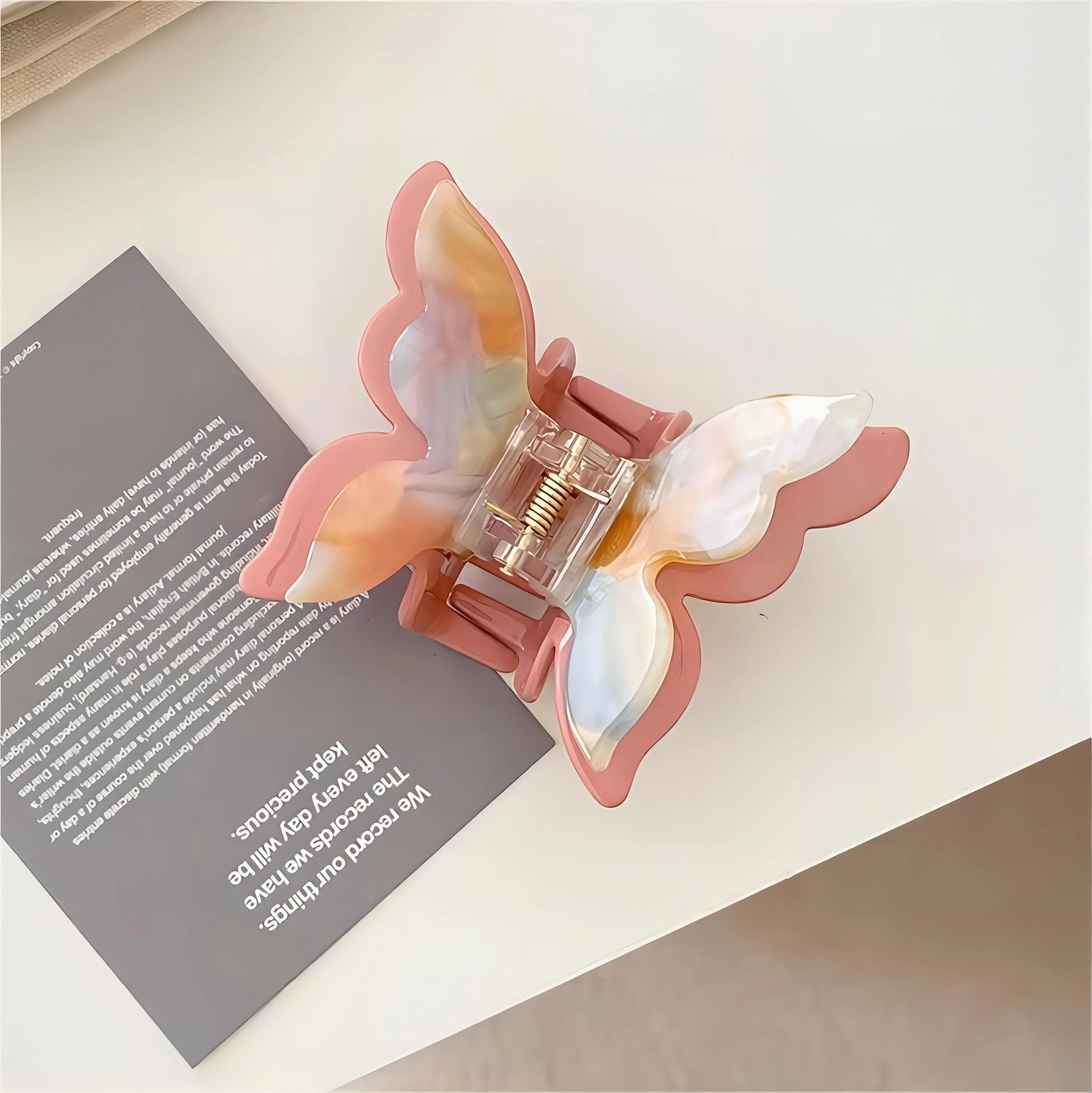 Colorful Butterfly Chignon Claw Clip Hair Clip