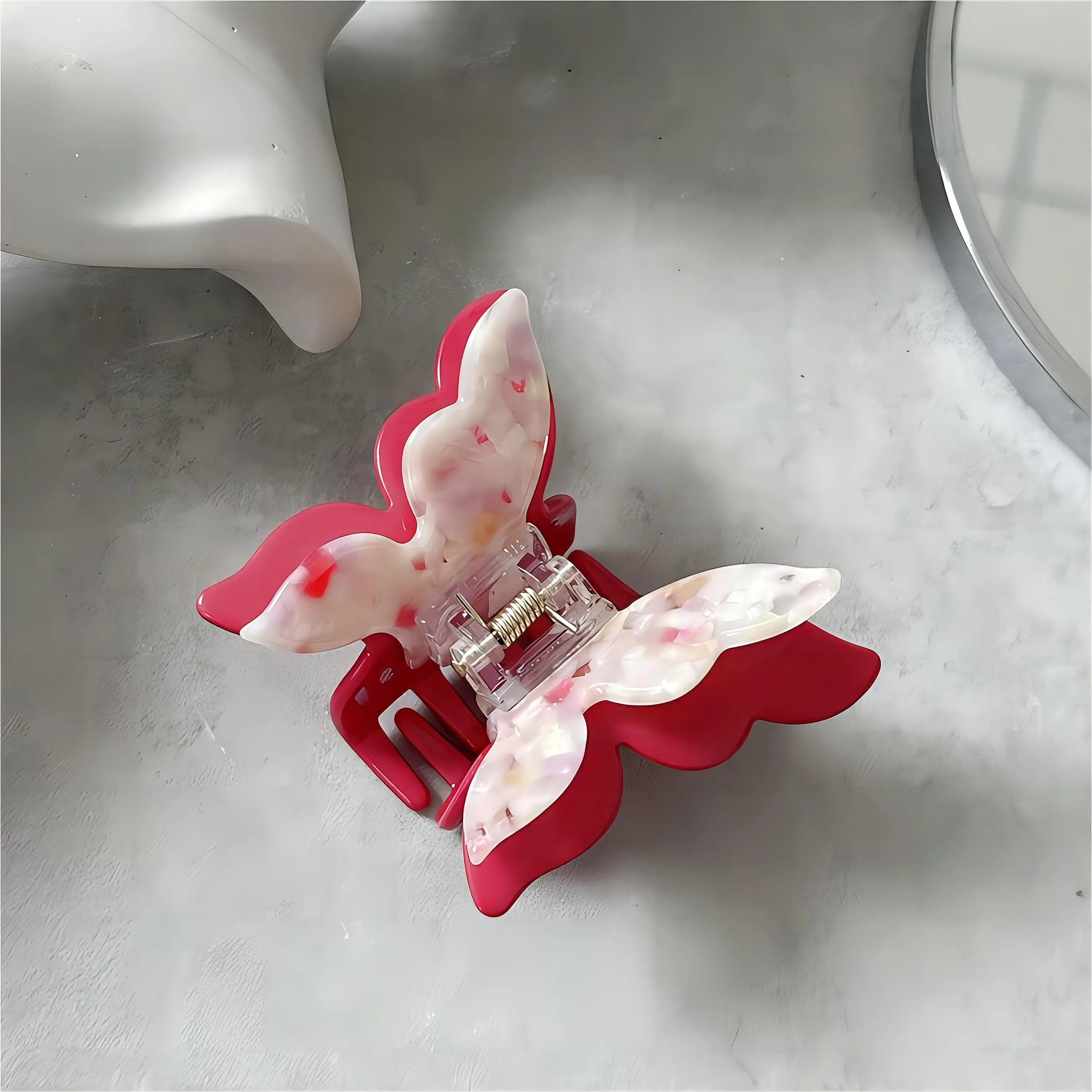 Colorful Butterfly Chignon Claw Clip Hair Clip