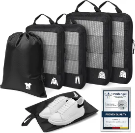 Compression Packing Cubes for Travel, Lightweight 6 Set Bags Cruise Must Haves for Luggage Carry On Suitcase and Clothes Organizer, Durable Vacation Essentials and Accessories Gifts for Women and Men