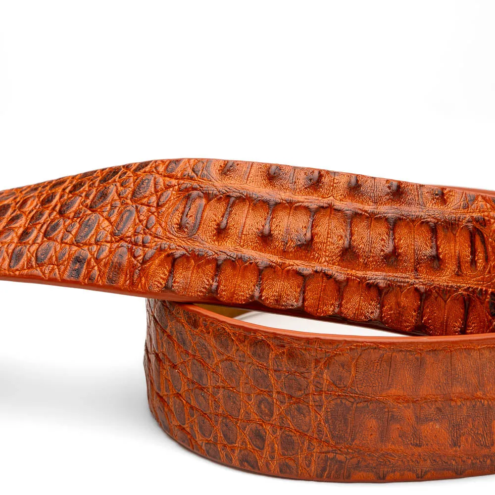 Crocodile Belt 100 - Brandy