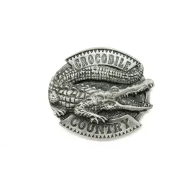 Crocodile Belt Buckle
