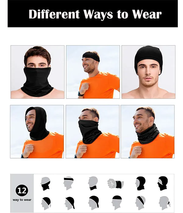 Ice Silk Neck Gaiter Face Cover For Outdoor Protection