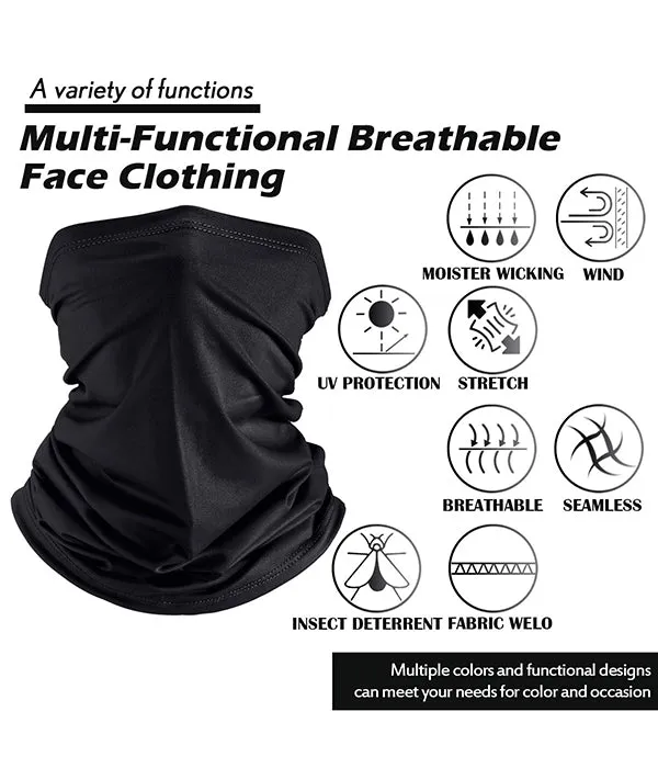 Ice Silk Neck Gaiter Face Cover For Outdoor Protection