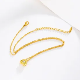 Jewelry hollow diamond love necklace jewelry women's European and American fashion niche temperament clavicle chain necklace