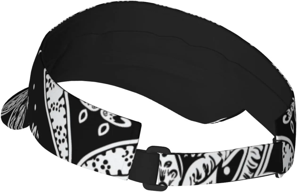 Marble Sports Sun Visor for Women Men, Adjustable Sun Hat Cap Tennis Visor for Beach Pool Golf Outdoor Travel