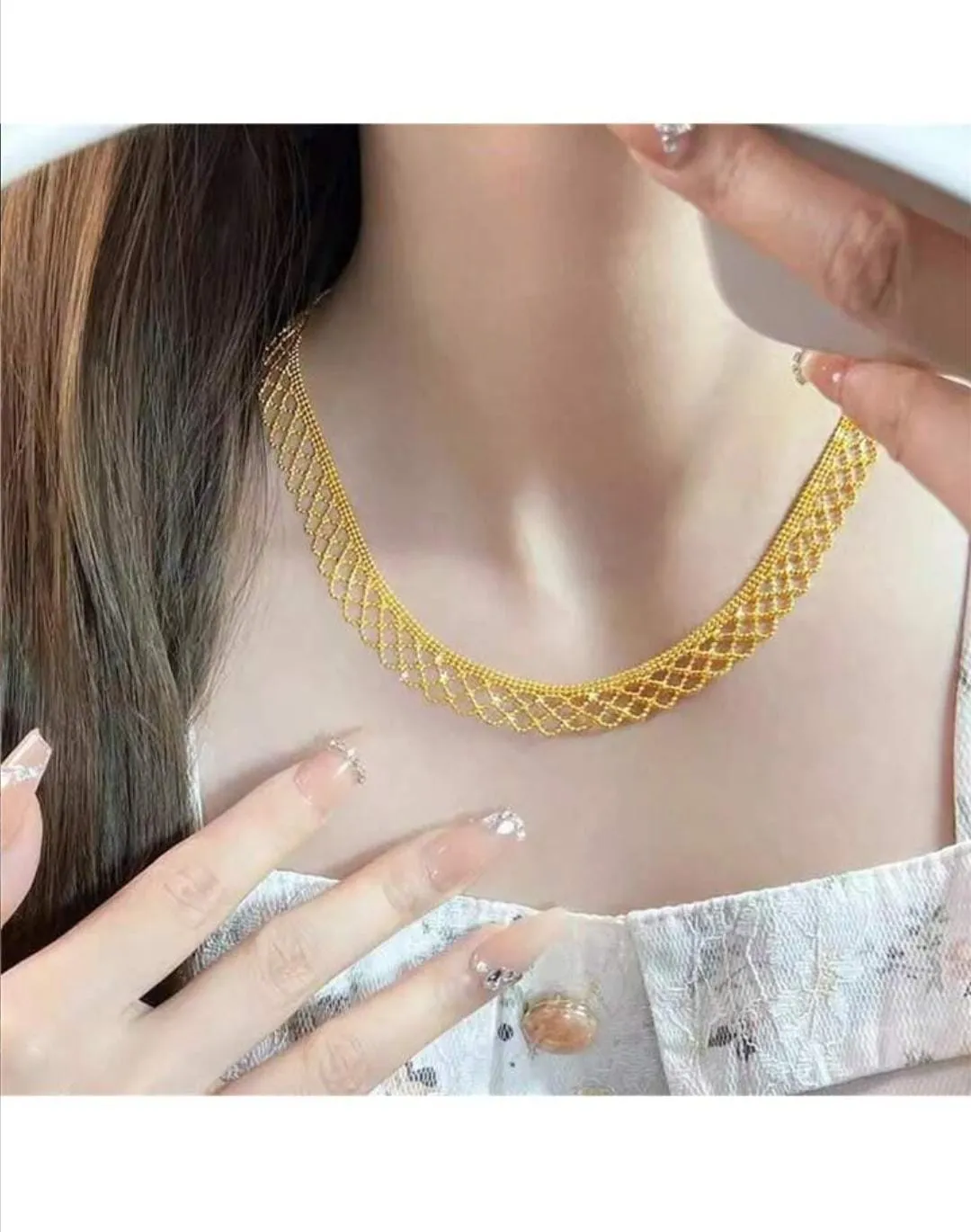 New French Style Lace Necklace For Women S5051450
