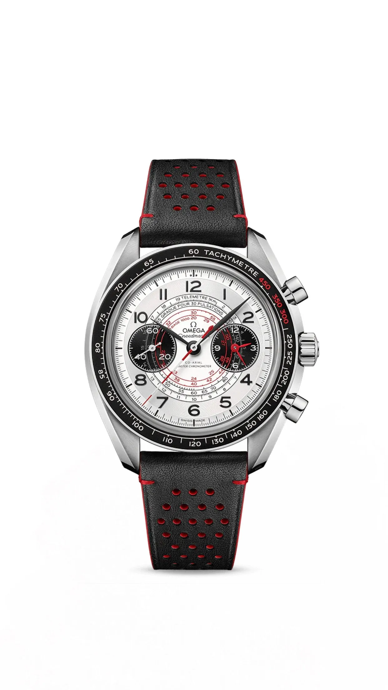 Omega Chronoscope Co-Axial Master Chronometer Chronograph 43mm Steel on Leather Strap 329.32.43.51.02.001