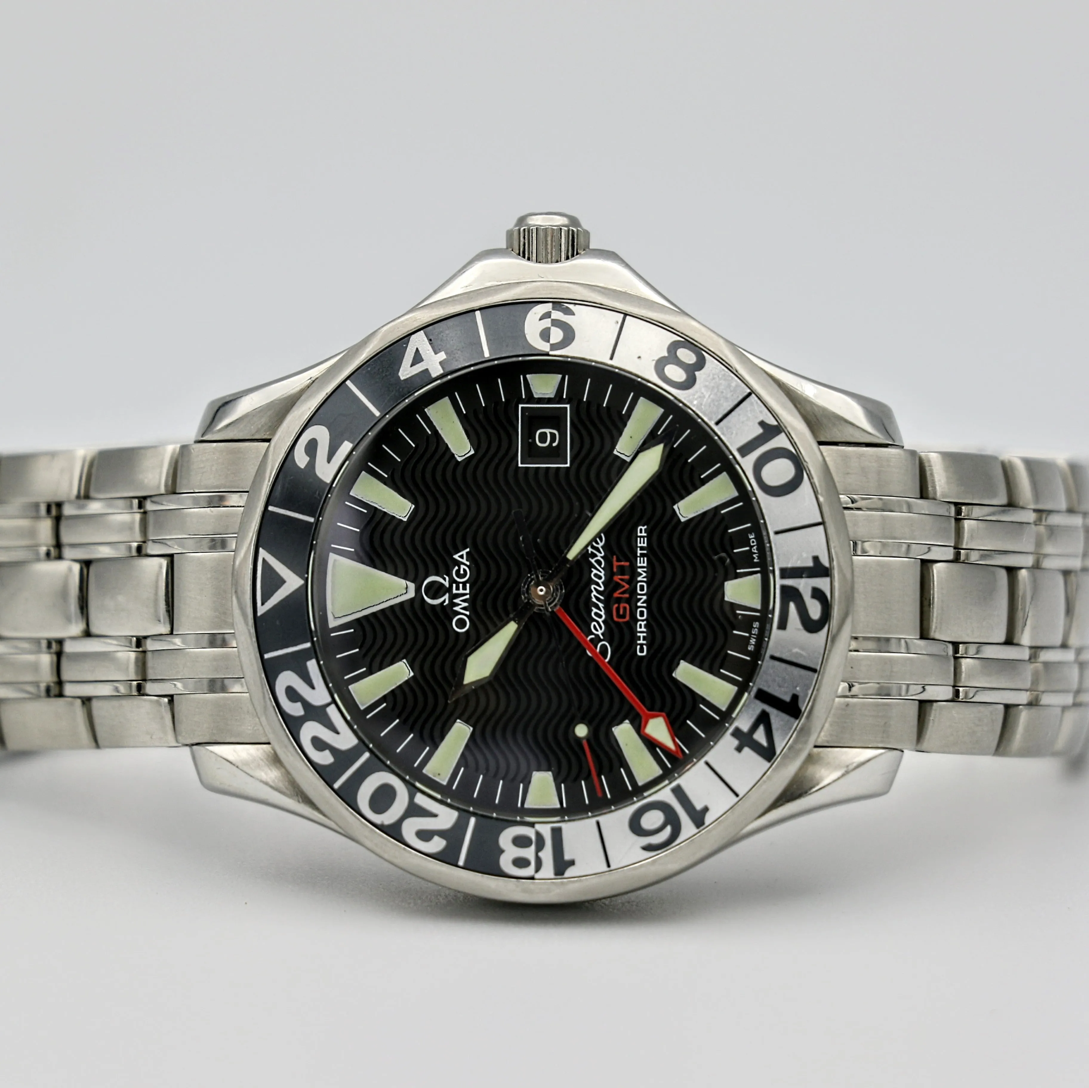 OMEGA Seamaster 300 GMT Watch “50th Anniversary” Chronometer Automatic Wristwatch