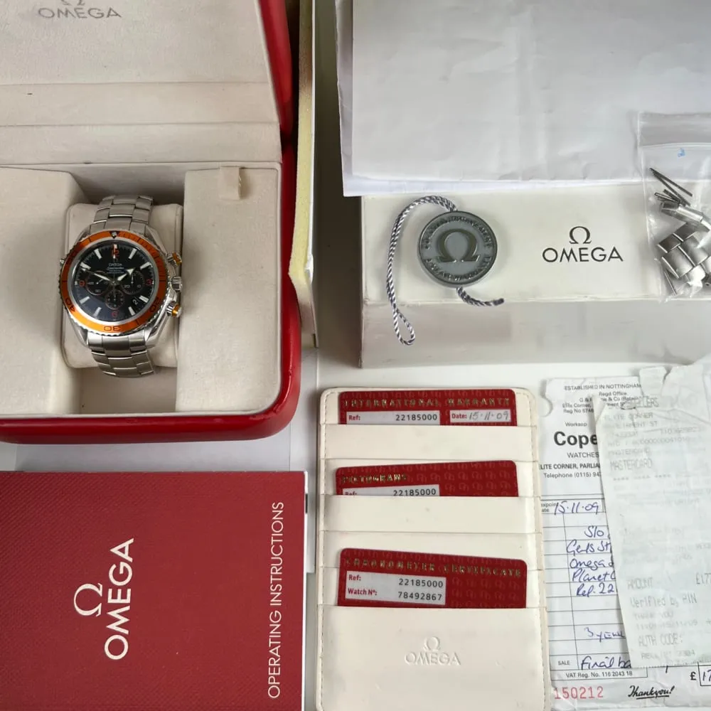 Omega Seamaster Planet Ocean Chronograph 2218.50.00 (2009)