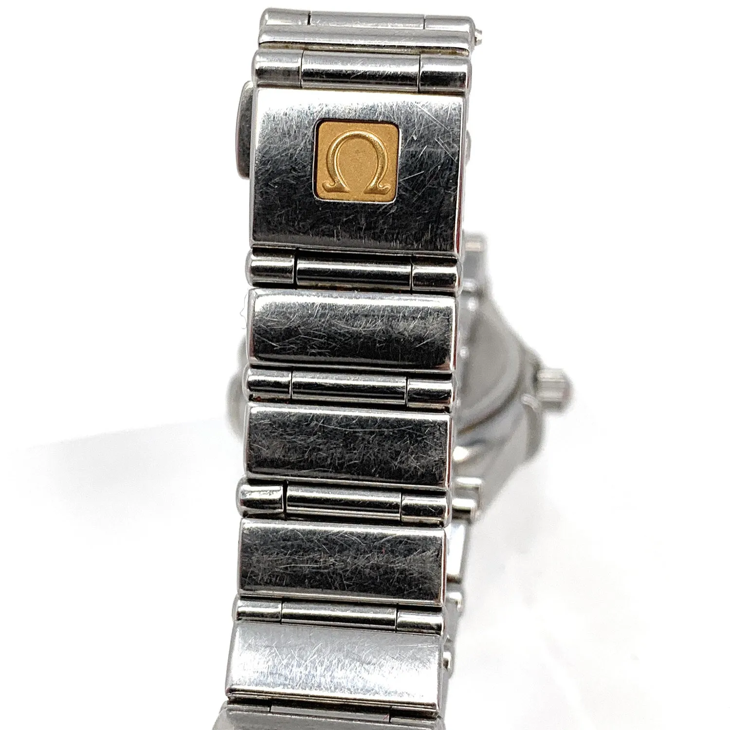 Omega Women's Stainless Steel Diamond Constellation Wristwatch