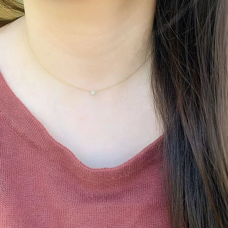Petite Star Choker Necklace