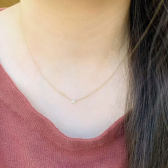 Petite Star Choker Necklace