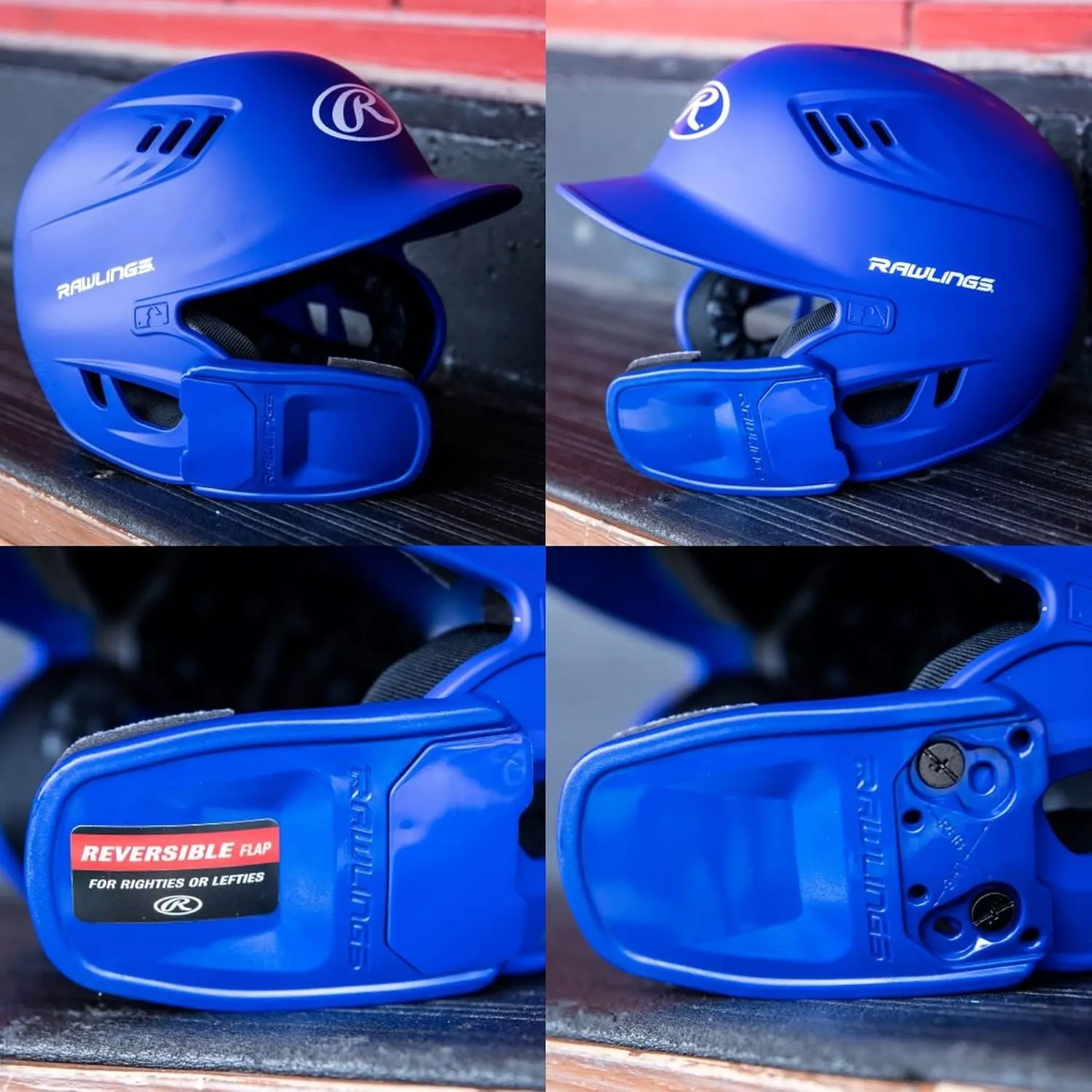 Rawlings R16 Velo Reversible EXT Batting Helmet | Reversible Face Guard