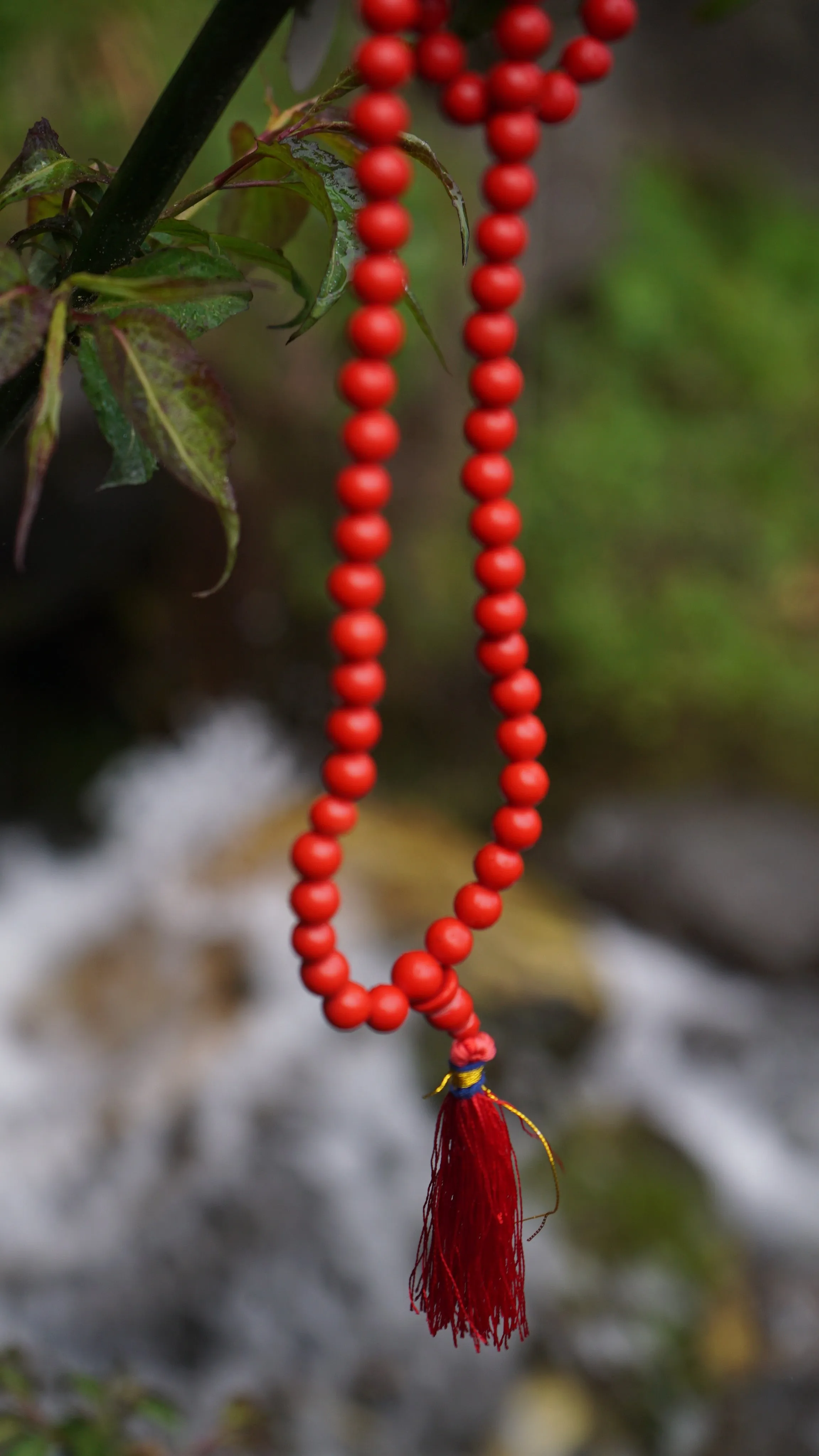 Red Jasper gemstone 108 prayer beads
