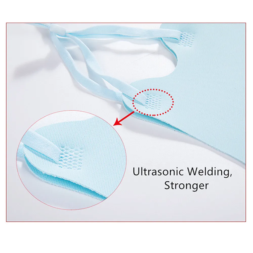 Reusable Cooling Ice Silk Cotton Mask with Adjustable Strap Kids Size