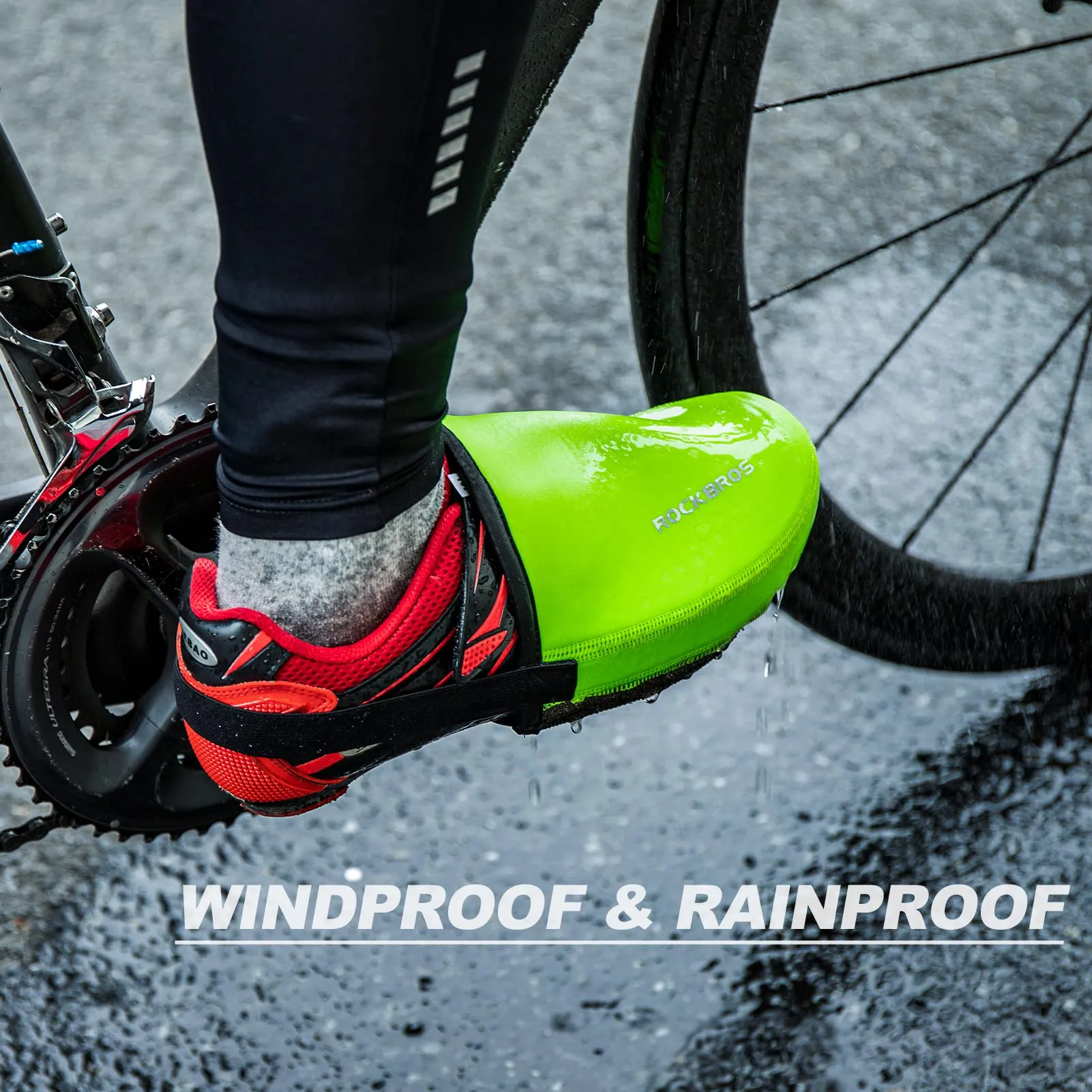 ROCKBROS Cycling Shoe Toe Covers Bike Overshoes Thermal Unisex