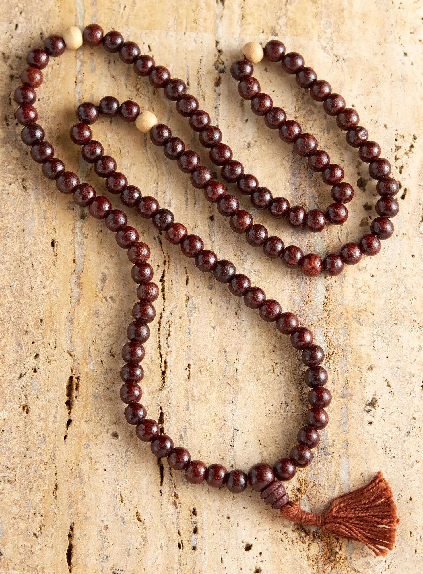 Rosewood Mala Necklace