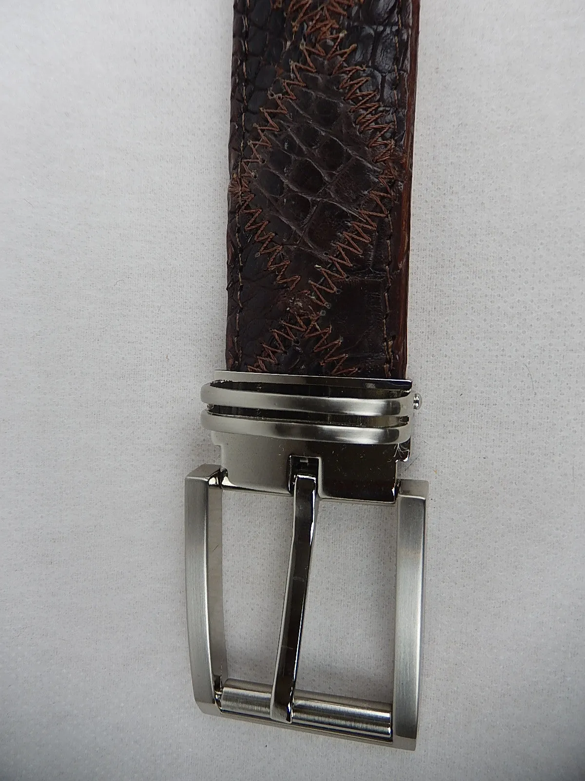 Safari Crocodile Cross Stitch Patch Belt