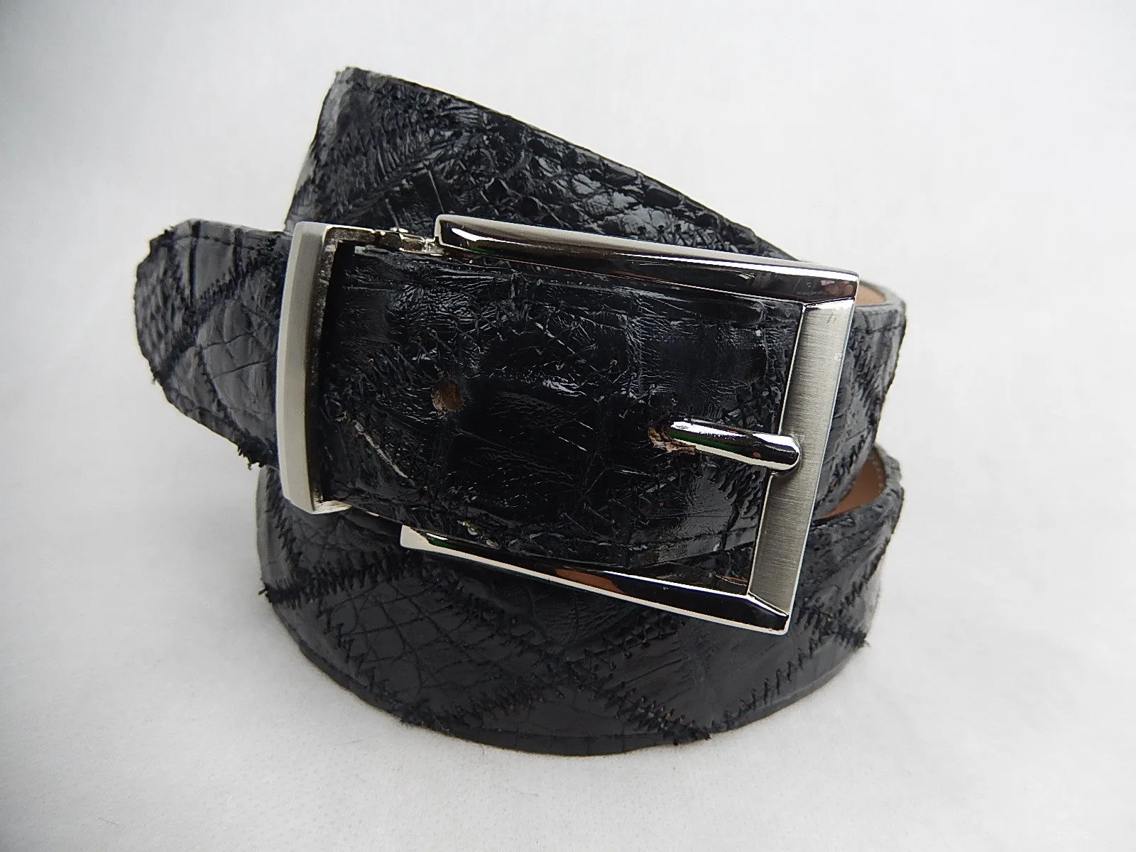 Safari Crocodile Cross Stitch Patch Belt