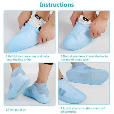 Silicone Shoe Covers for Rain Protection