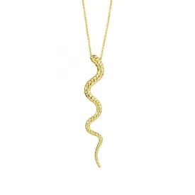 Snake Shaped Clavicle Necklace for Women Pendant Necklace