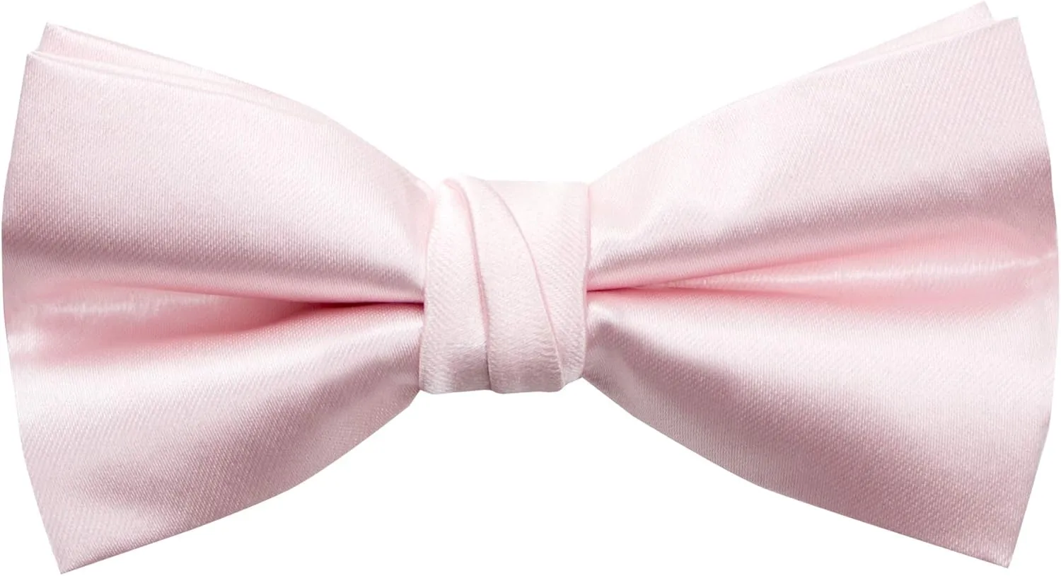Spring Notion Men's Solid Color Satin Microfiber Bow Tie