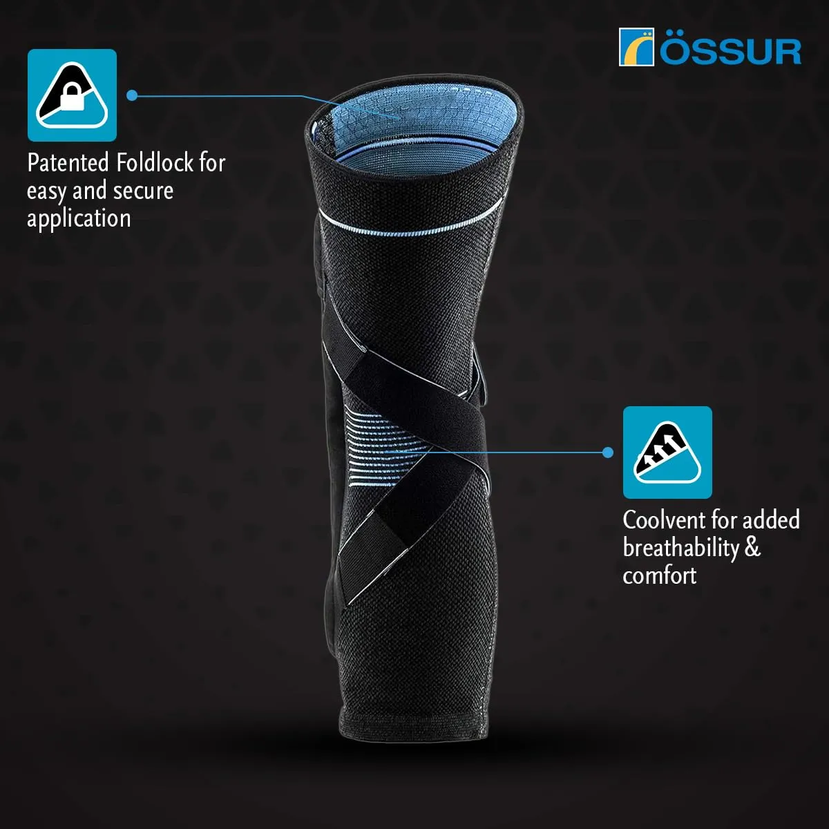 ssur Formfit Pro Knee OA Support - Arthritis Pain Relief Brace with Adjustable Compression for Left/Right Leg - Orthopedic Solution for Osteoarthritis, Joint Support, Mobility Aid & Rehabilitation - X-Large (Right Lateral, Left Medial)