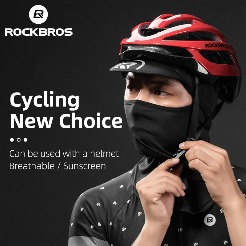 Summer Cycling Sunscreen Cap Bandana Men Bike Ice Silk Anti-UV Hat Bicycle Outdoor Sport Motorcycle Fishing Face Mask