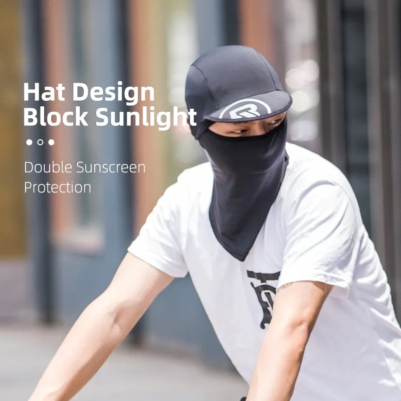 Summer Cycling Sunscreen Cap Bandana Men Bike Ice Silk Anti-UV Hat Bicycle Outdoor Sport Motorcycle Fishing Face Mask