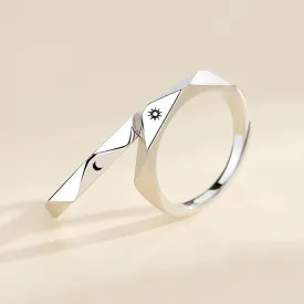 Sun and Moon Rings For Couples