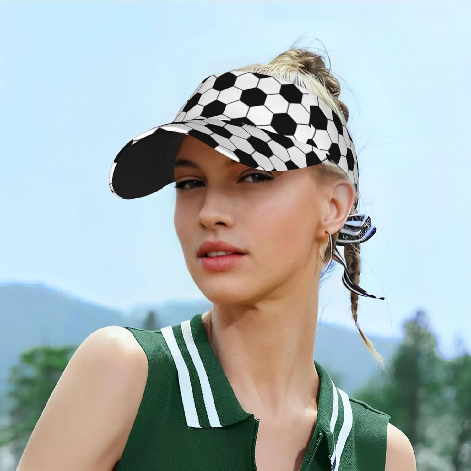 Sun Visor Hats for Women & Men, Sport Empty Top Baseball Cap for Outdoor Tennis Golf Running