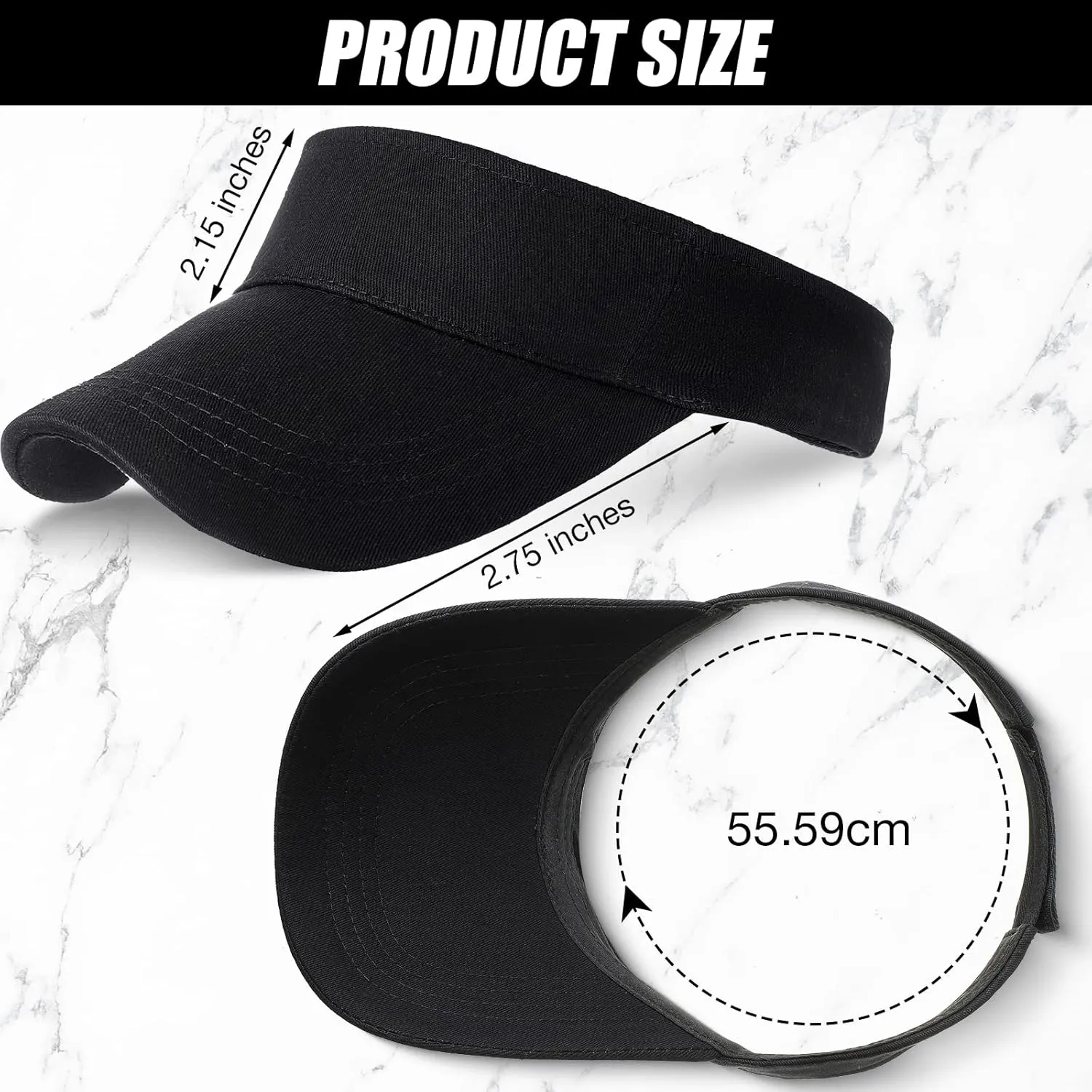 Syhood 15 Pieces Sun Visor Hats Sport Wear Athletic Sun Visor Caps Adjustable Sun Protection for Women Men