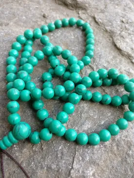 Turquoise gemstone 108 prayer beads