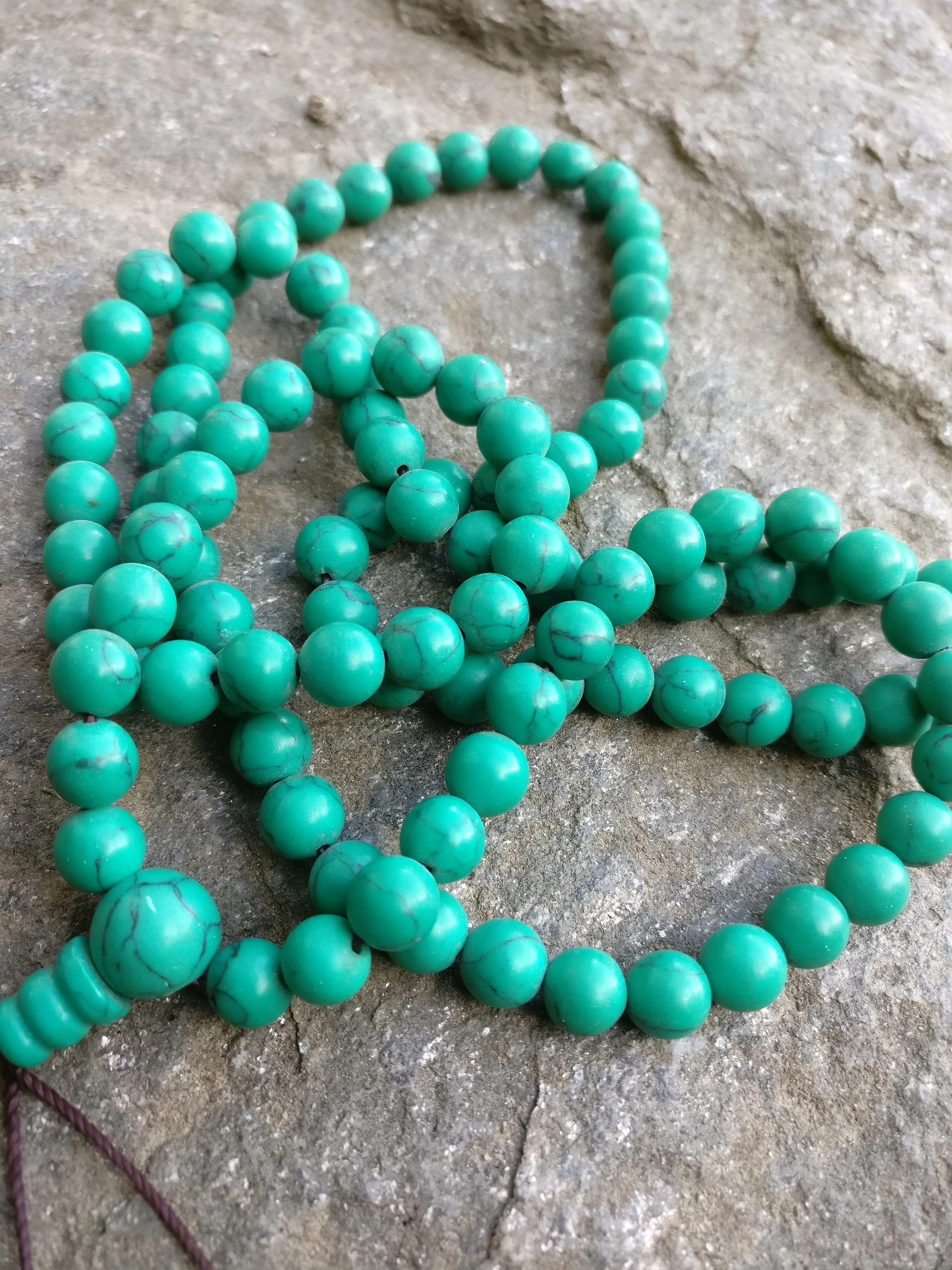 Turquoise gemstone 108 prayer beads